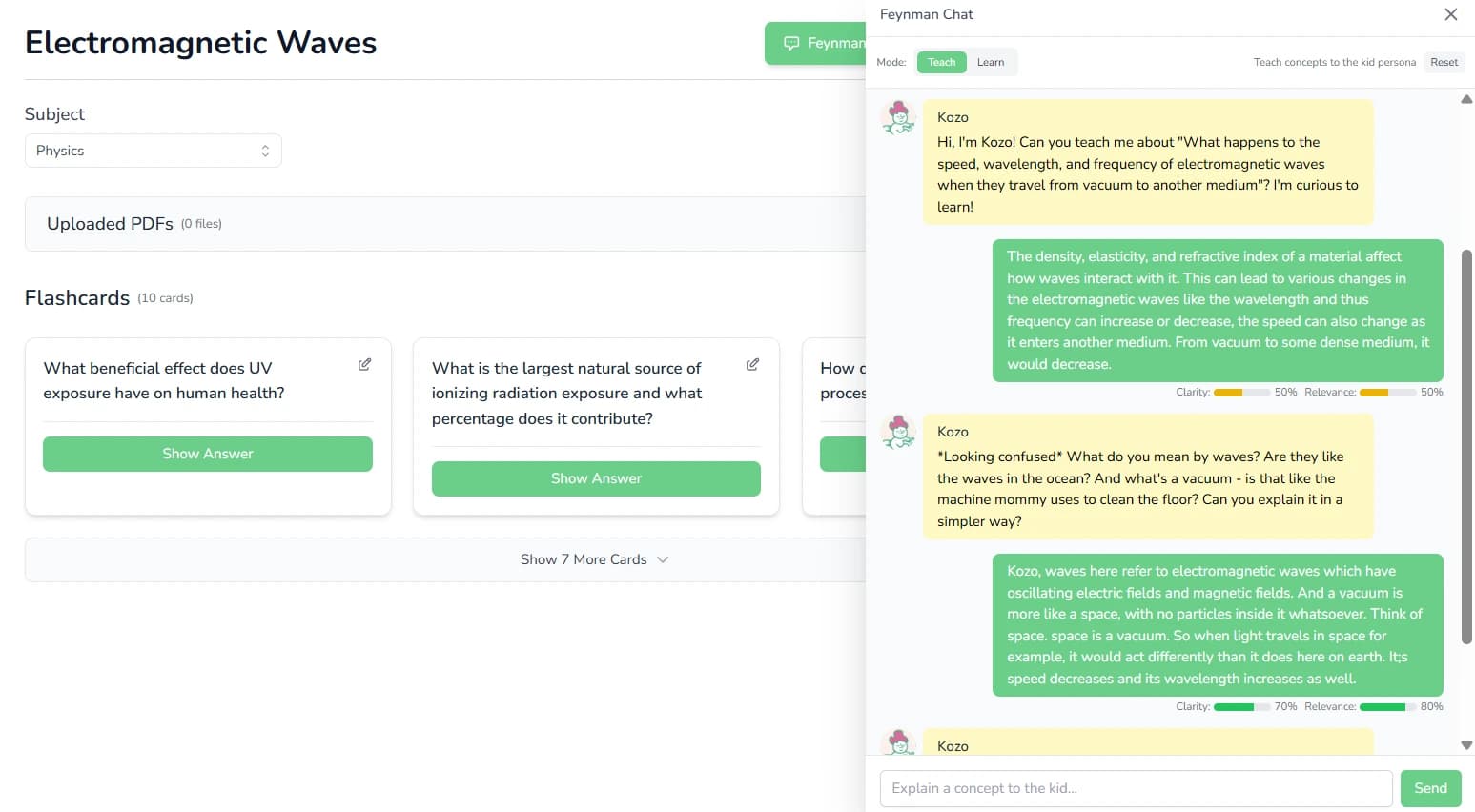 Feynman Chatbot